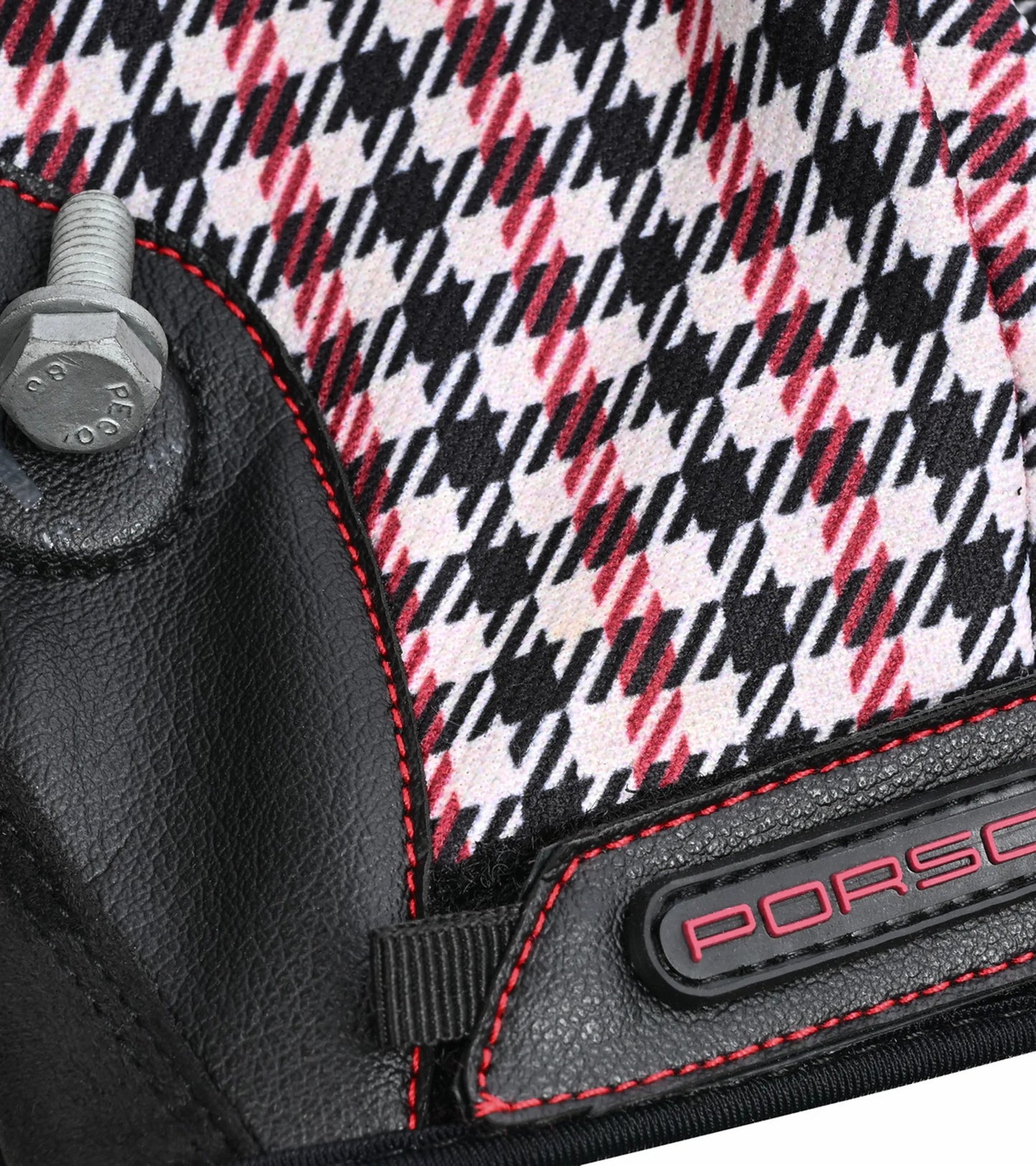 Porsche Design Smart Buy | Porsche Classic Assembly Gloves in Red Pepita