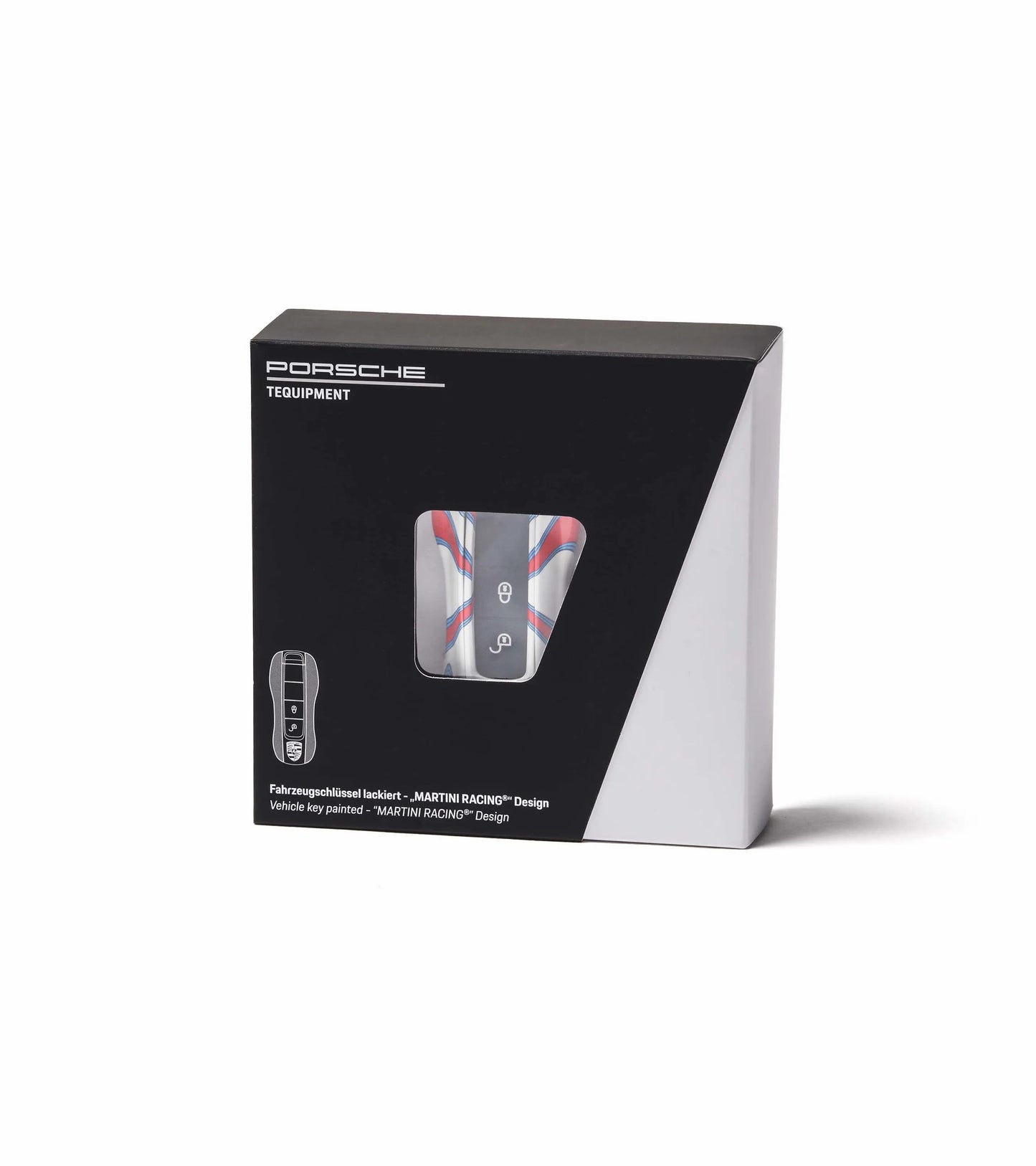 Porsche Design Latest | Porsche Painted Vehicle Key Sides in Design Edition “MARTINI RACING®”