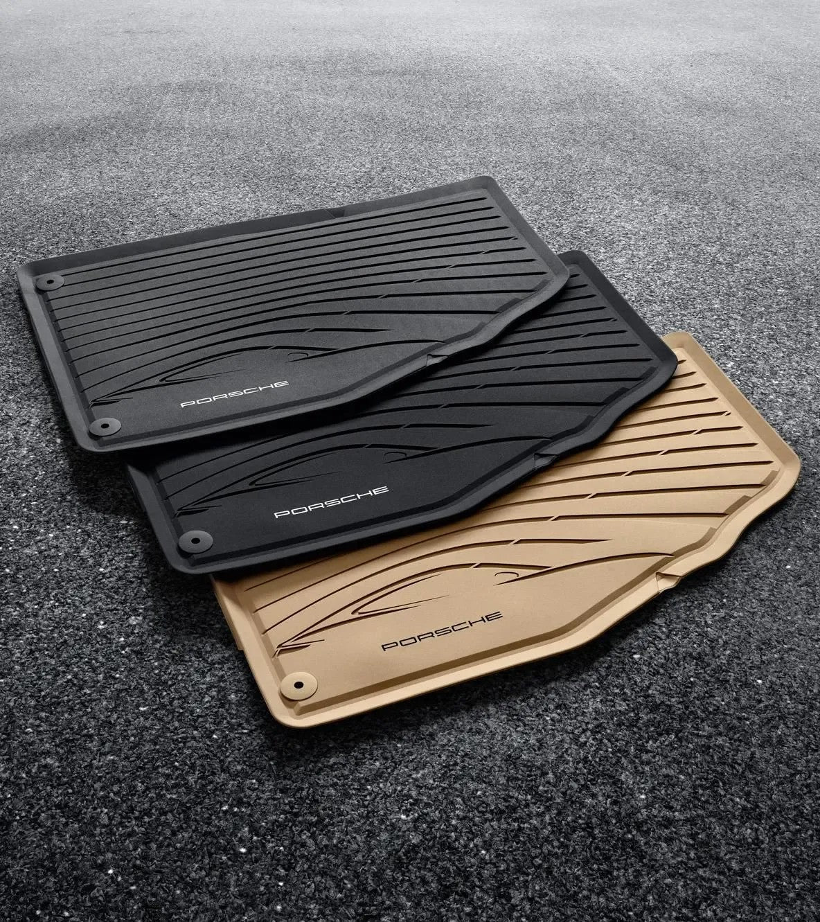 Porsche Design Top Pick | Porsche All-Weather Floor Mats for 718 and 911