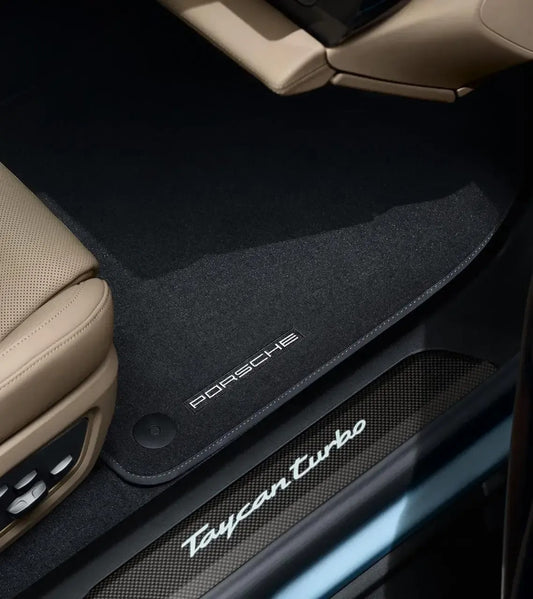 Porsche Design Everyday | Porsche Taycan Floor Mats with Nubuk Surround
