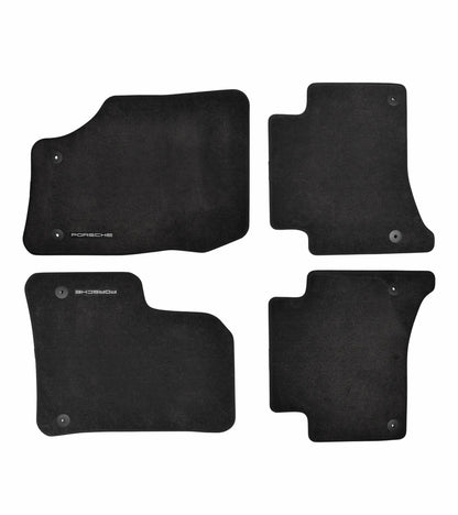 Porsche Design Customer Favorite | Porsche Floor Mats with Nubuk Edging for Cayenne (E1)