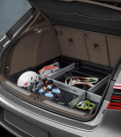 Porsche Design Latest | Porsche Luggage Compartment Liner with Variable Organizer System for Macan (I, II & III)