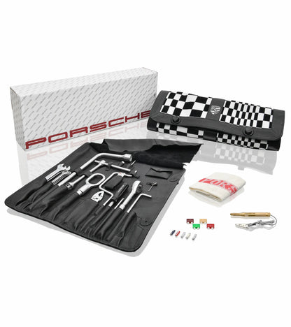 Porsche Design Quality | Porsche Assembly Gloves in McLaughlan Red Tartan