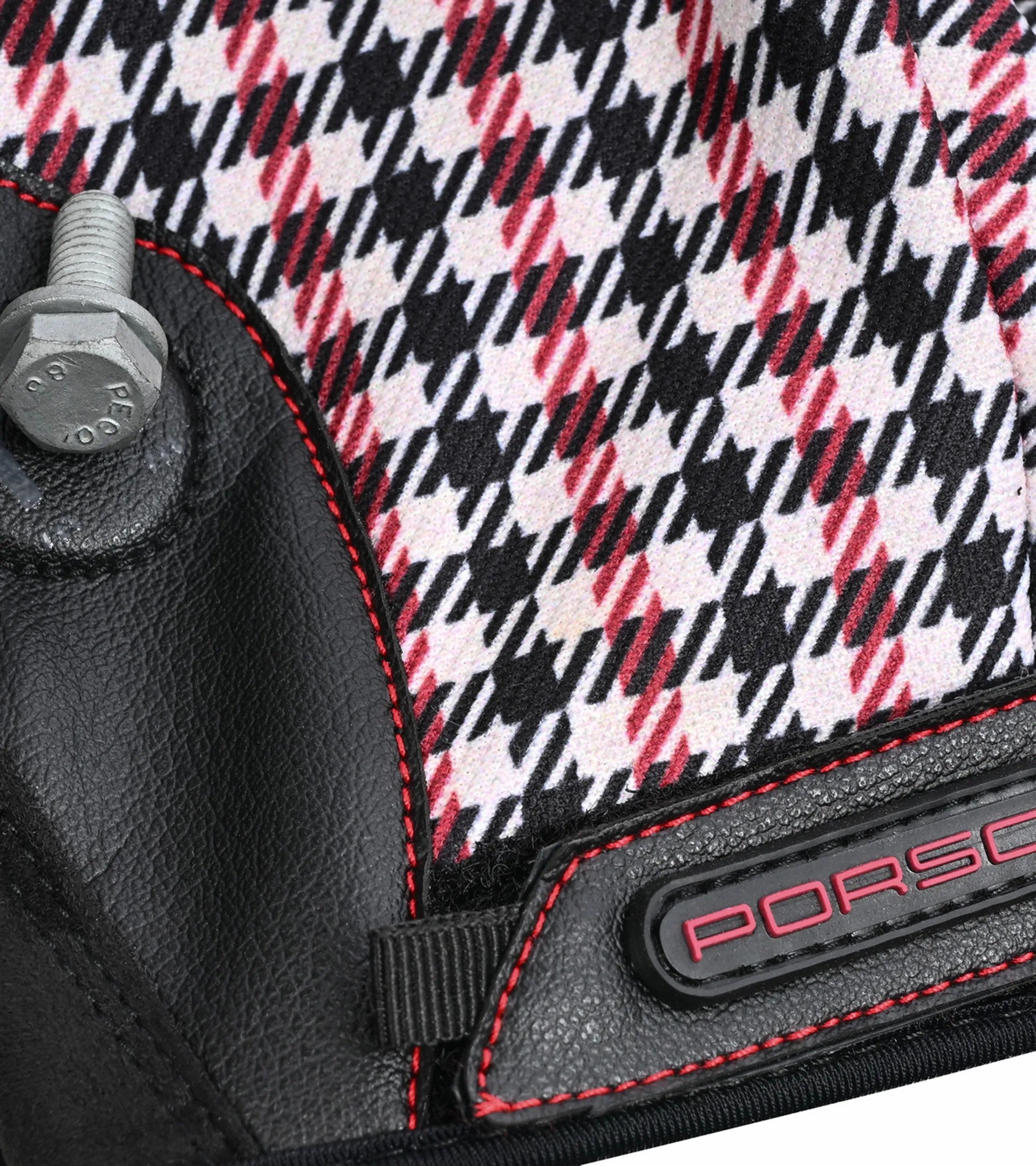 Porsche Design Smart Buy | Porsche Classic Assembly Gloves in Red Pepita