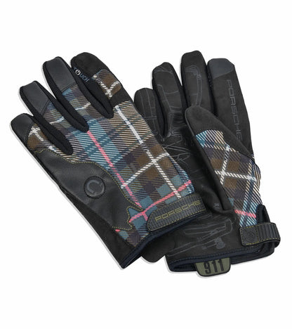 Porsche Design Value | Porsche Assembly Gloves in Dress Mackenzie Green Tartan