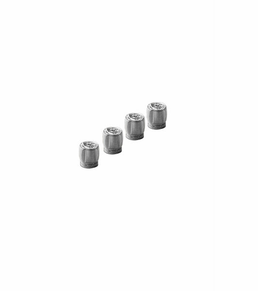 Porsche Design Trusted | Porsche Decorative Valve Sleeves with Monochrome Porsche Crest