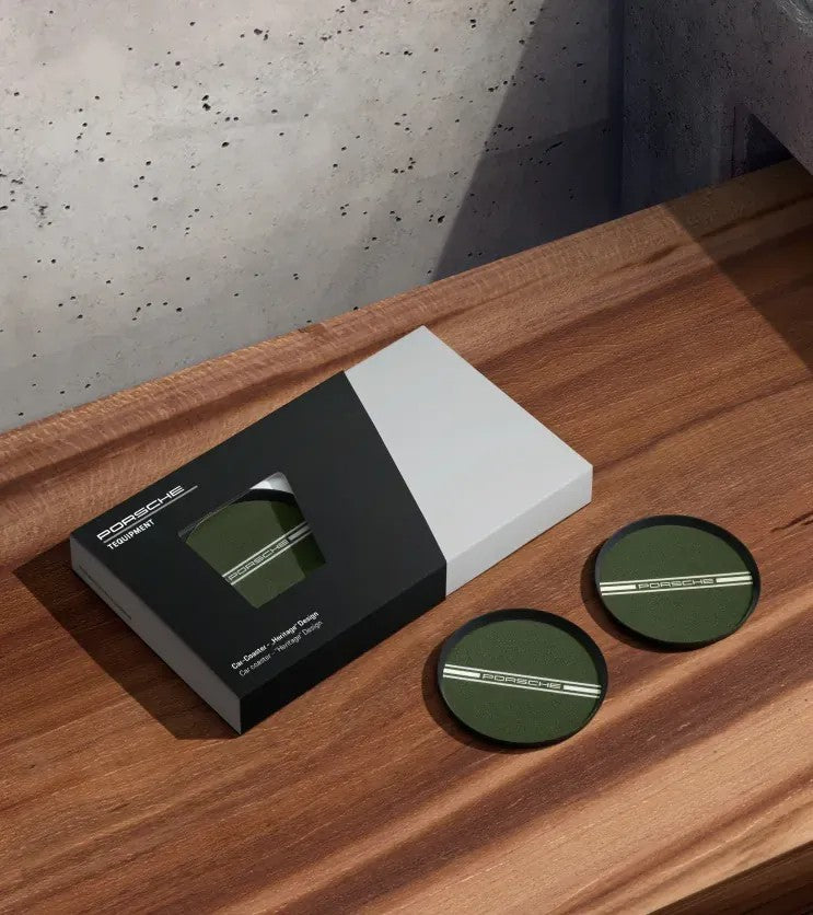 Porsche Design Latest | Porsche Car Coasters in Heritage Design