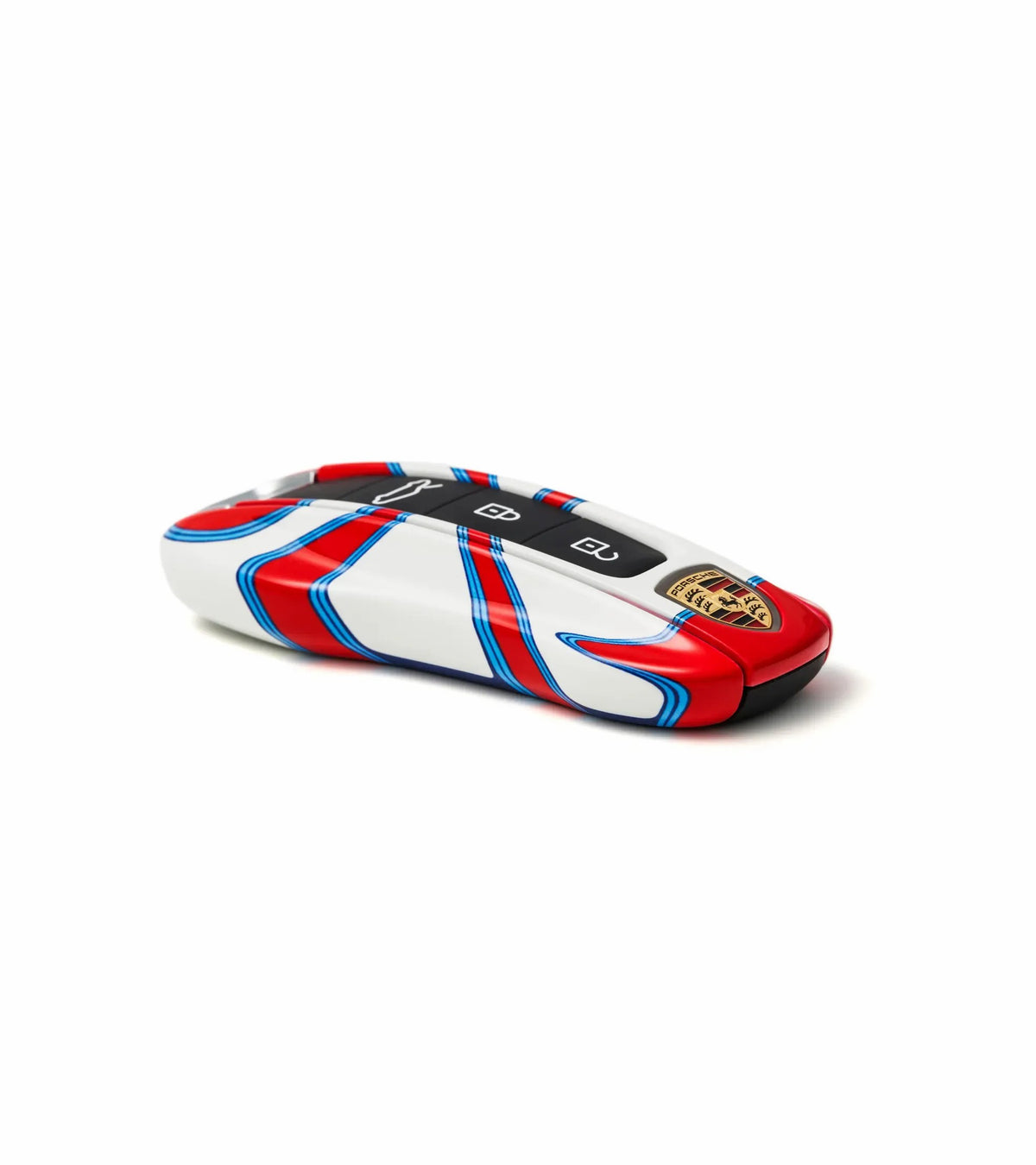 Porsche Design Latest | Porsche Painted Vehicle Key Sides in Design Edition “MARTINI RACING®”
