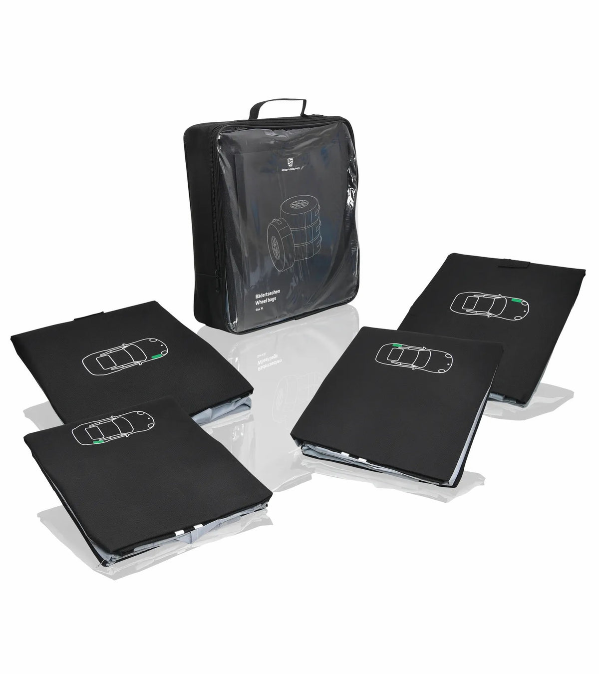 Porsche Design Value | Porsche Classic Wheel Bag set for Porsche Carrera GT and Cayenne (E1)