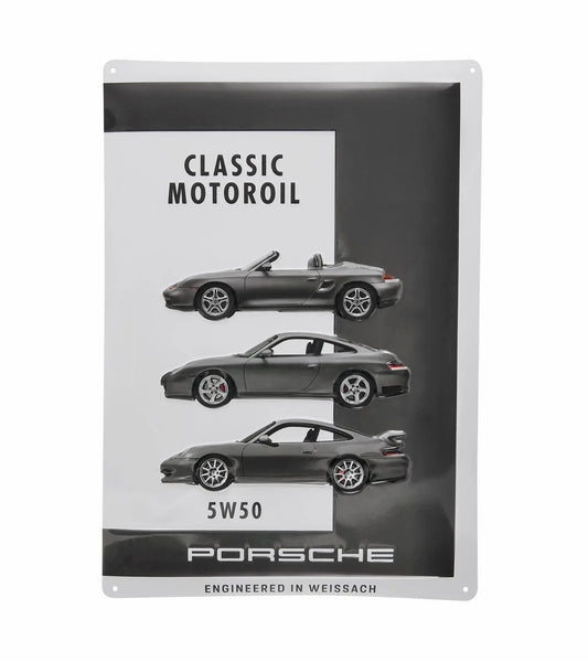 Porsche Design Trusted | Porsche Classic Motoroil Tin Sign - 5W50