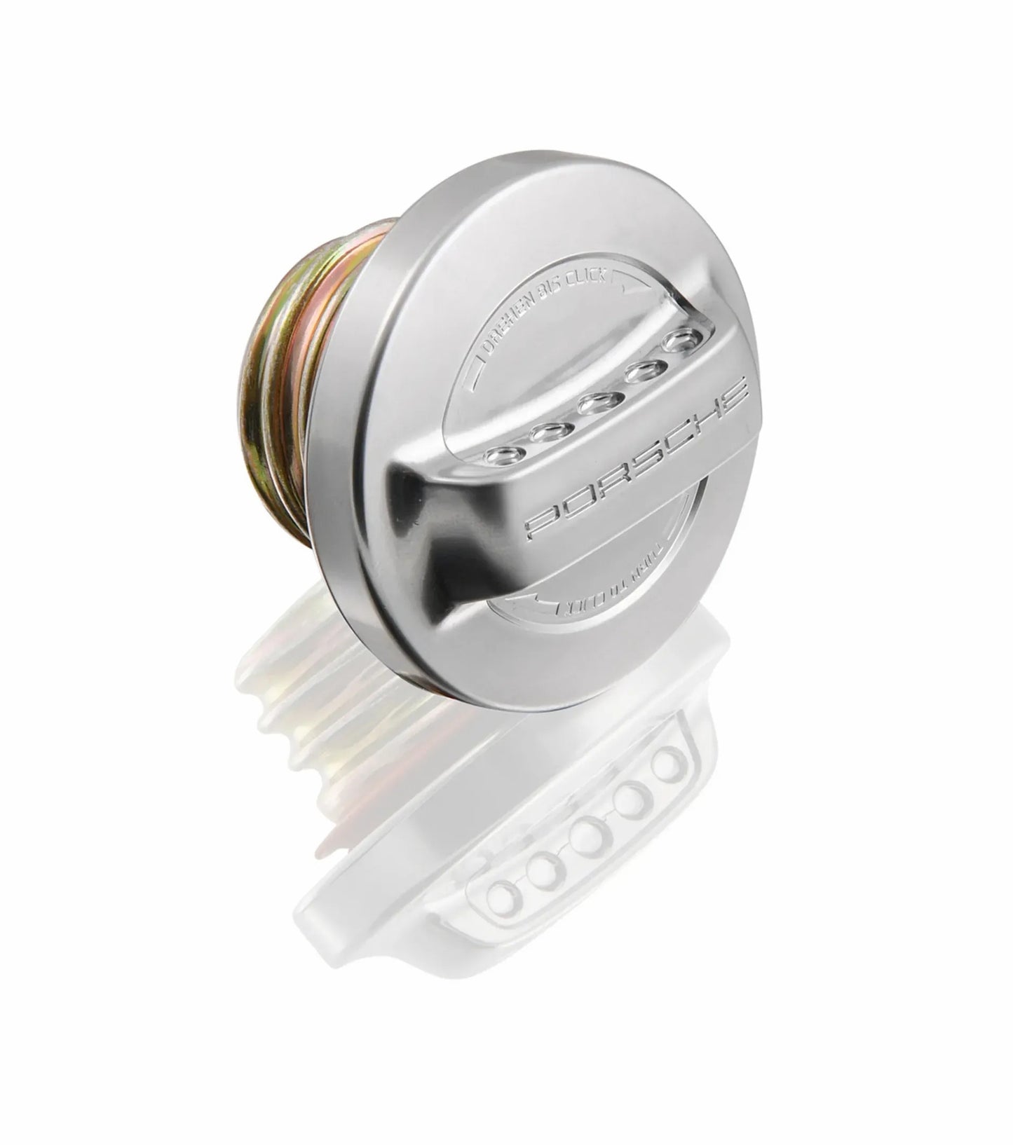 Porsche Design Top Pick | Porsche Fuel Tank Cap in Aluminium Look for 911, Boxster, Cayman and Cayenne