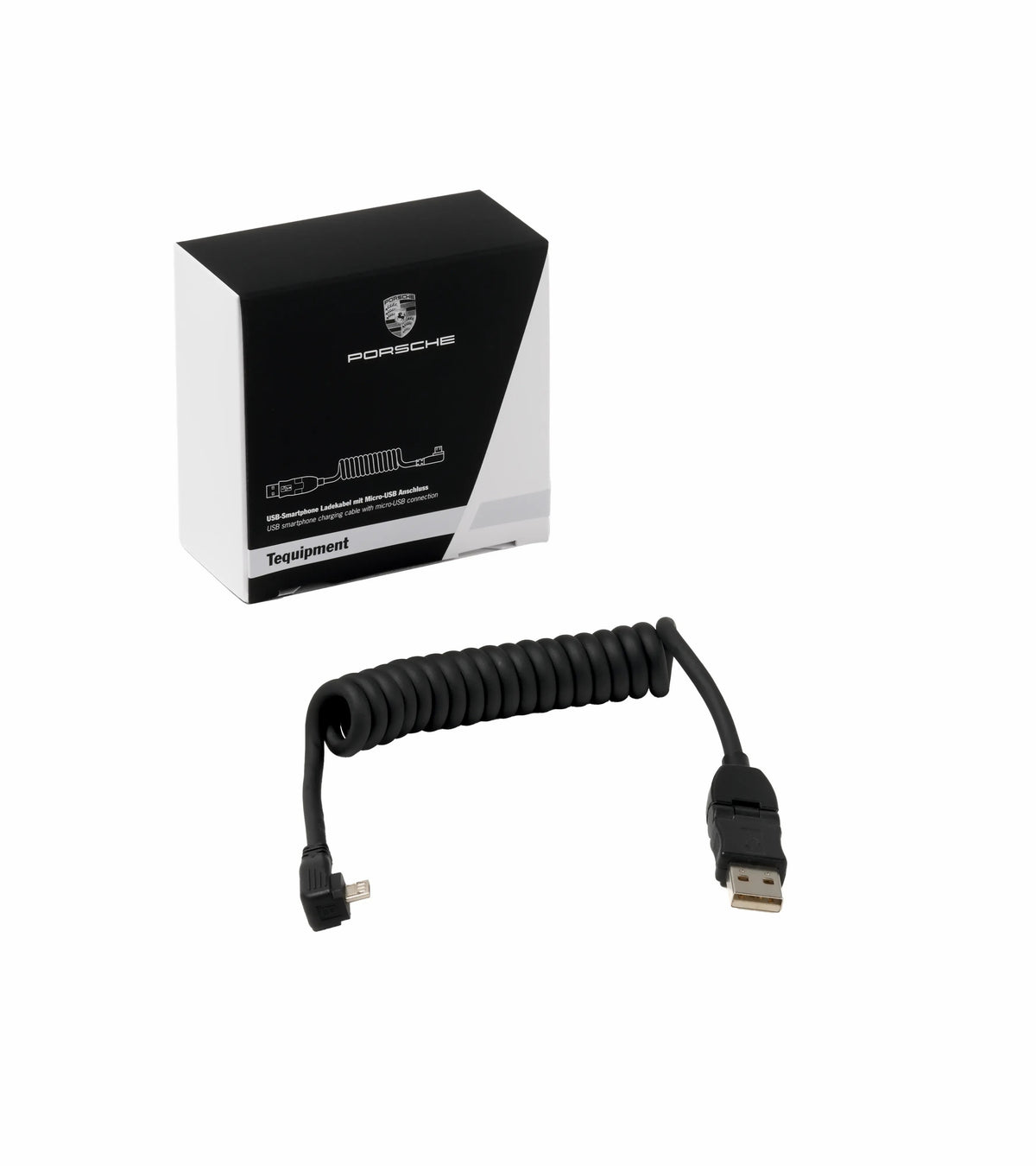 Porsche Design Quality | Porsche USB smartphone charging cable with micro USB connection