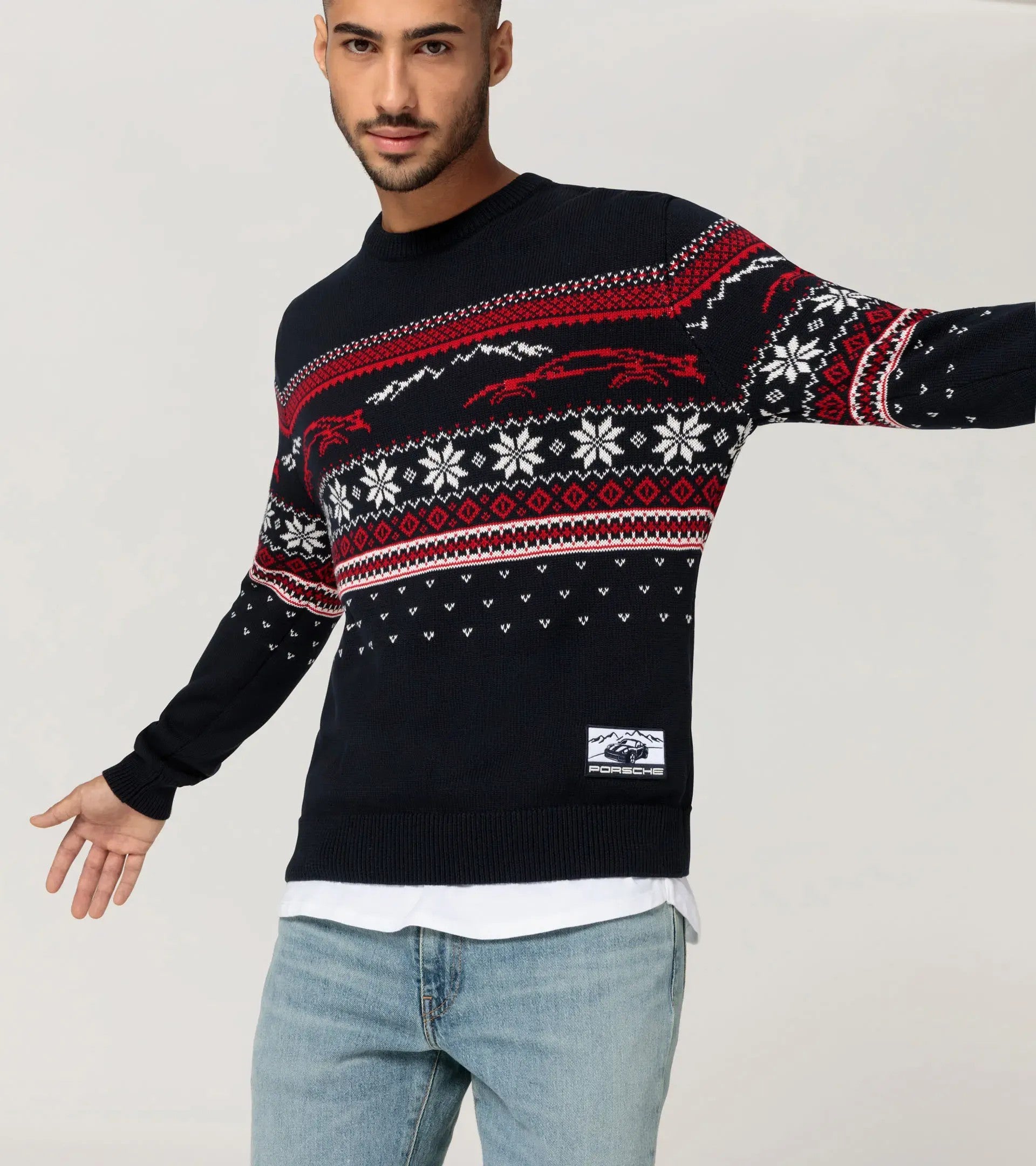 Porsche Design Value | Unisex knitted pullover – Christmas