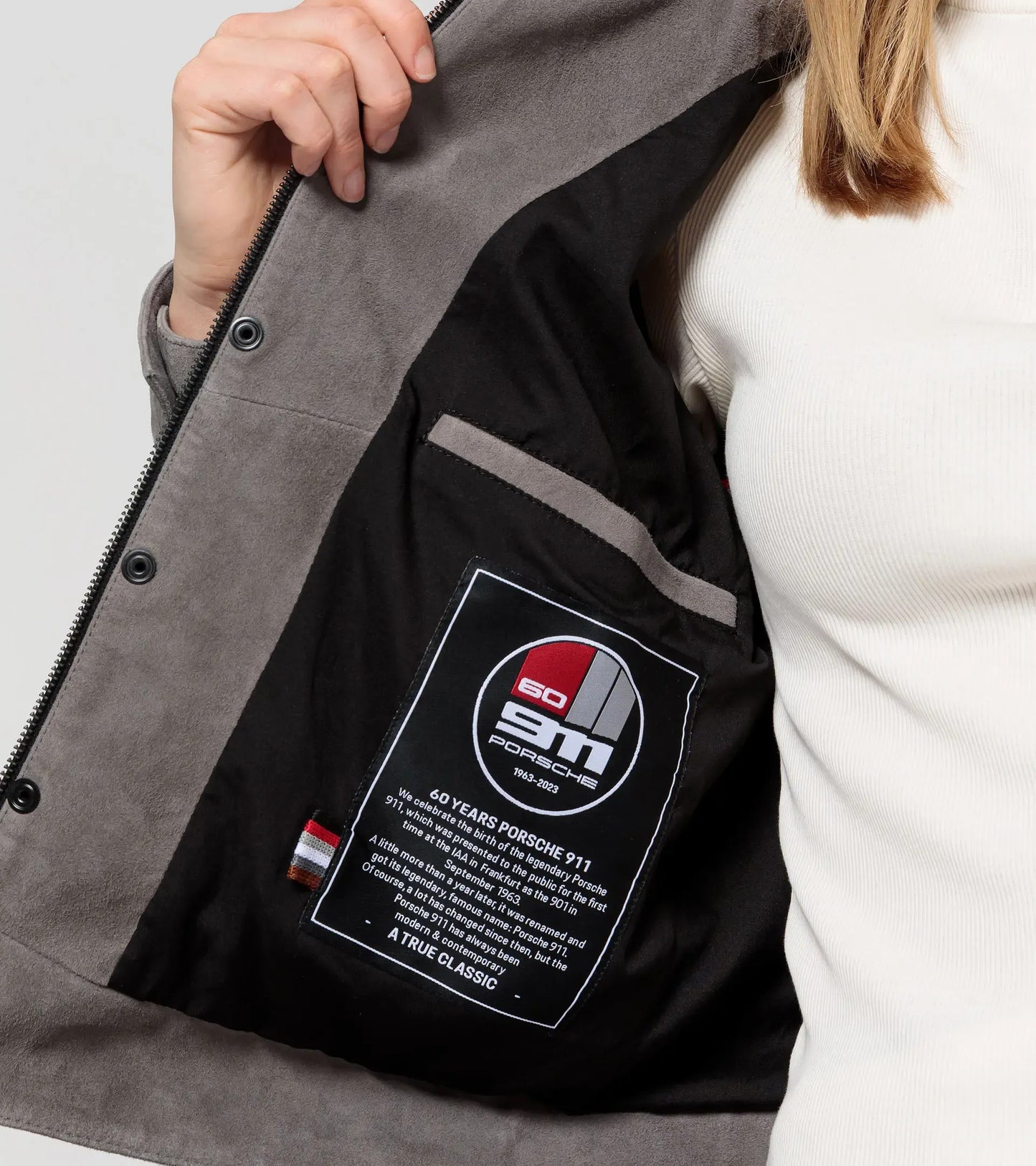 Porsche Design Great Value | Women's leather jacket – 60Y Porsche 911 – Limited Edition