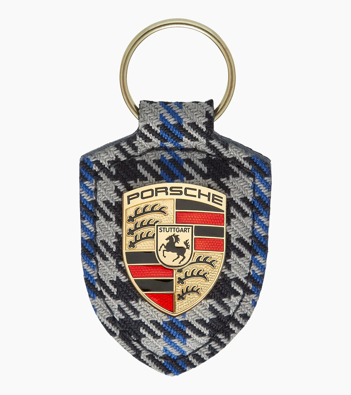 Porsche Design Everyday | Pepita blue Crest key ring