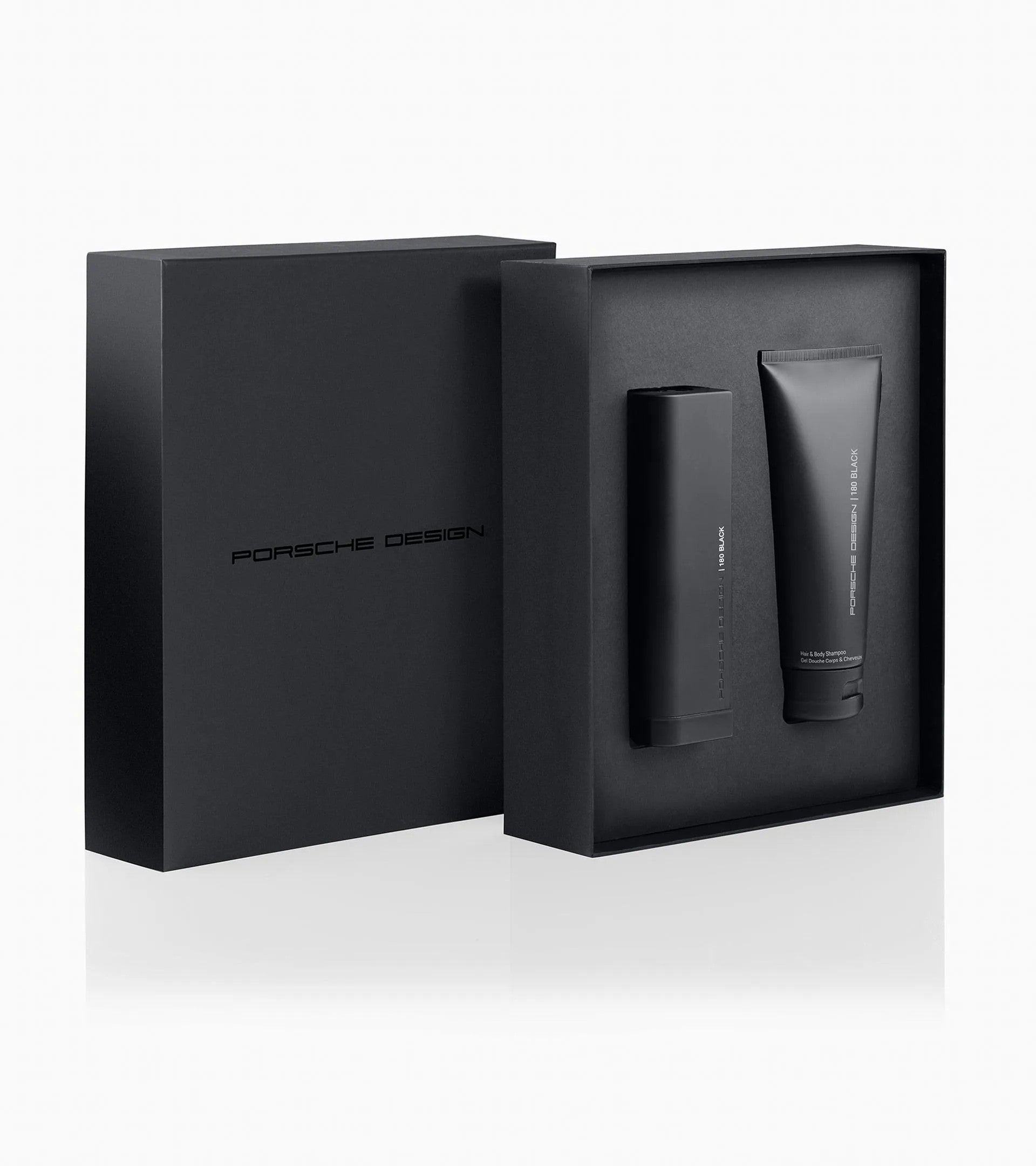 Porsche Design Quality | Porsche Design 180 Black Eau de Toilette & Hair & Body Shampoo