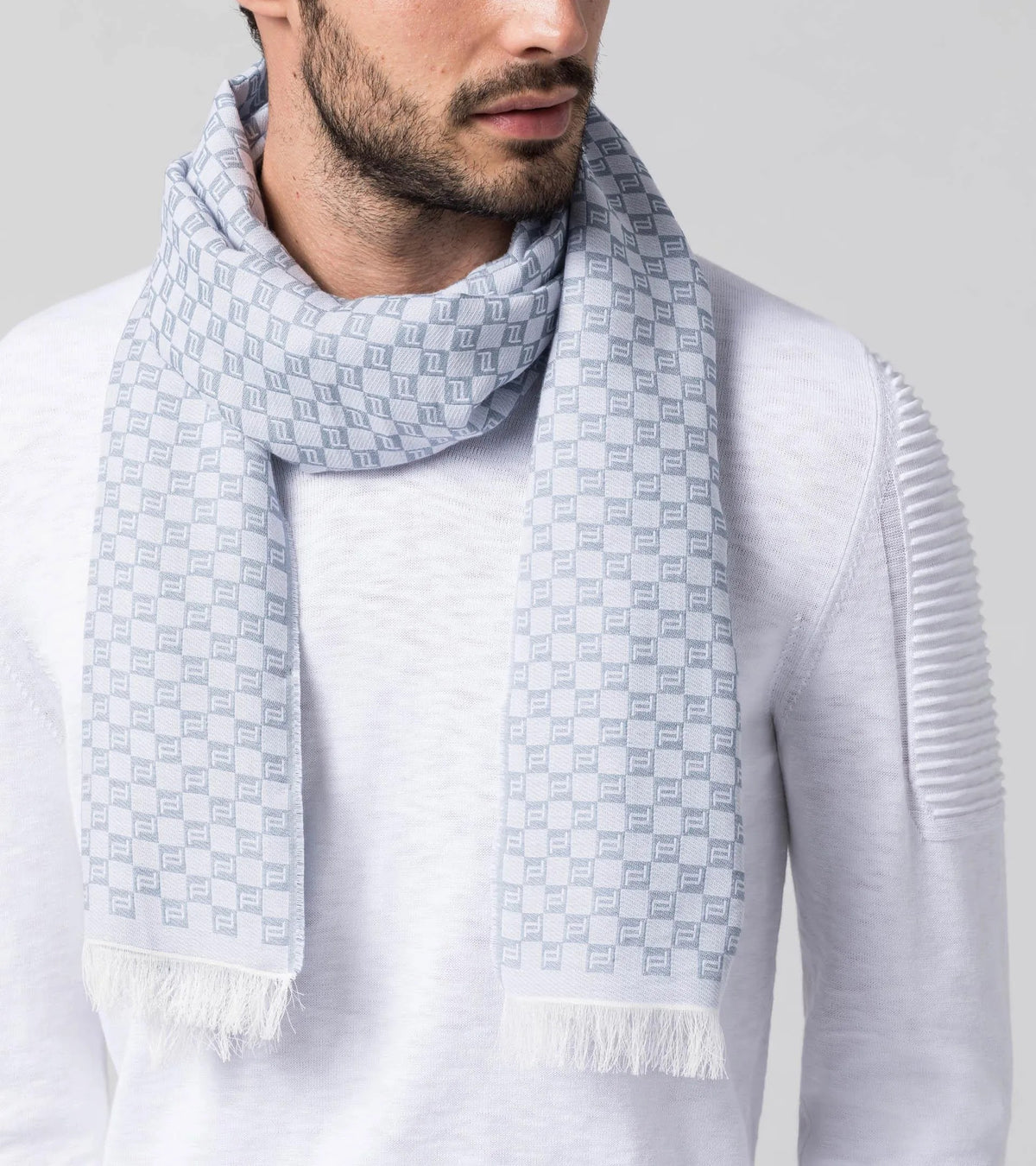 Porsche Design Great Value | Luxe PD-Icon Chequered Scarf