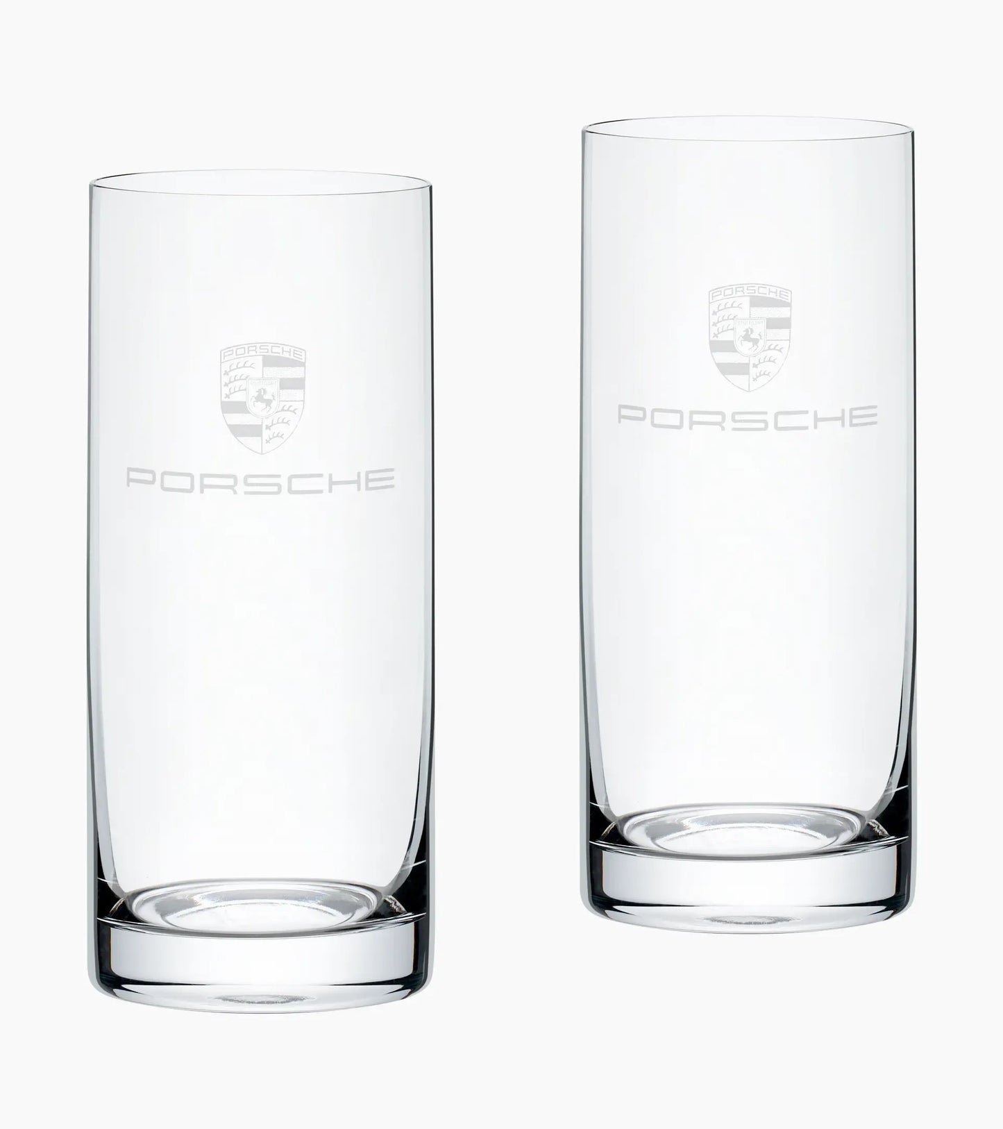 Porsche Design Value | Set of 2 highball glasses with crest – Essential