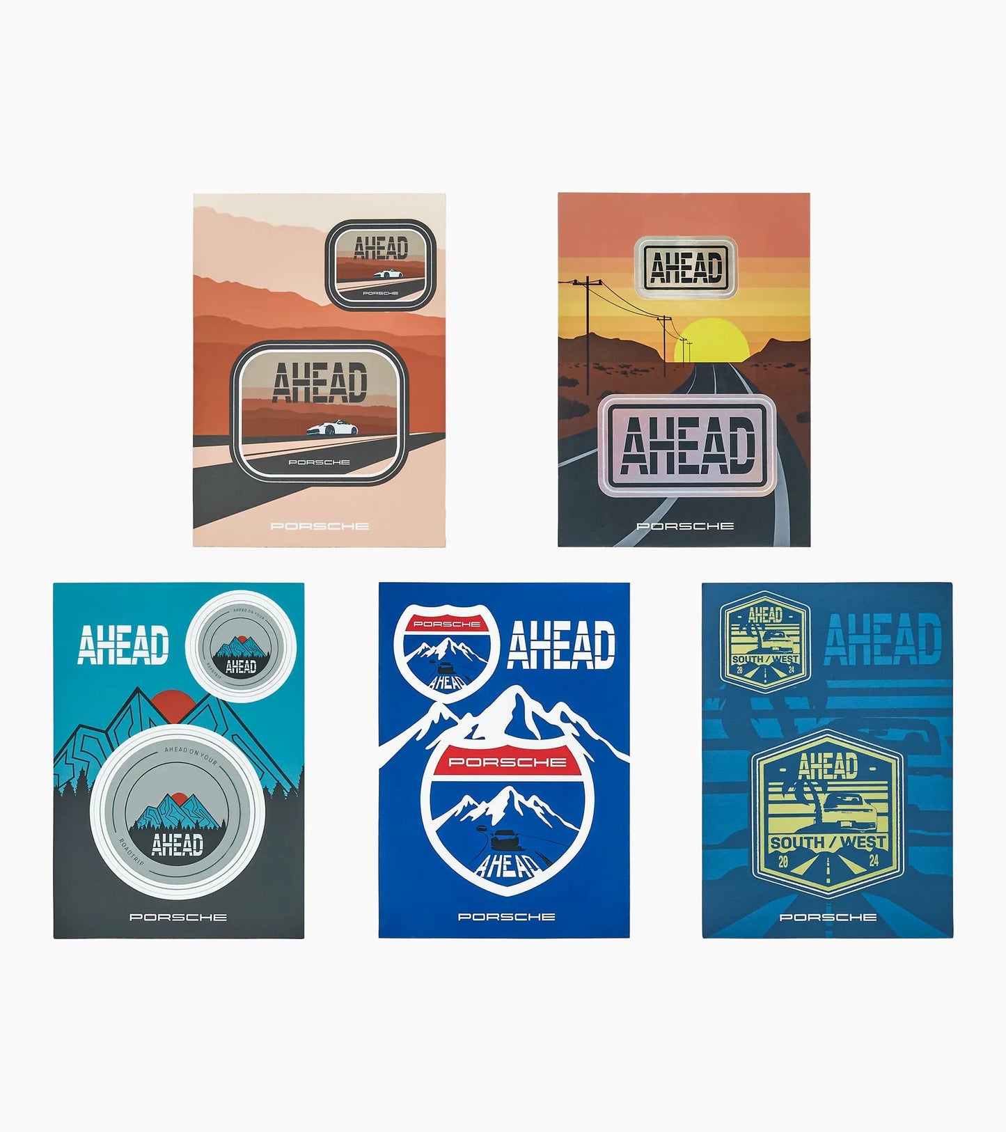 Porsche Design Top Pick | AHEAD No. 1 Sticker Set – Limited Edition