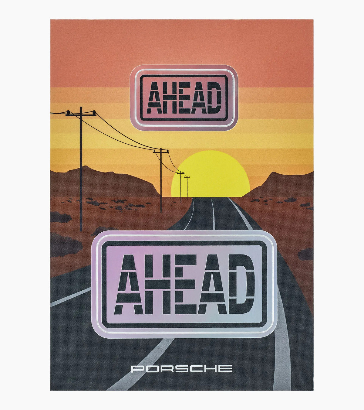 Porsche Design Top Pick | AHEAD No. 1 Sticker Set – Limited Edition