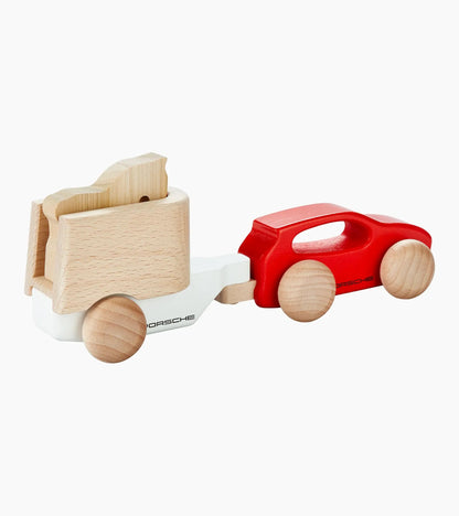 Porsche Design Trusted | Cayenne Wooden Car with Horse Trailer