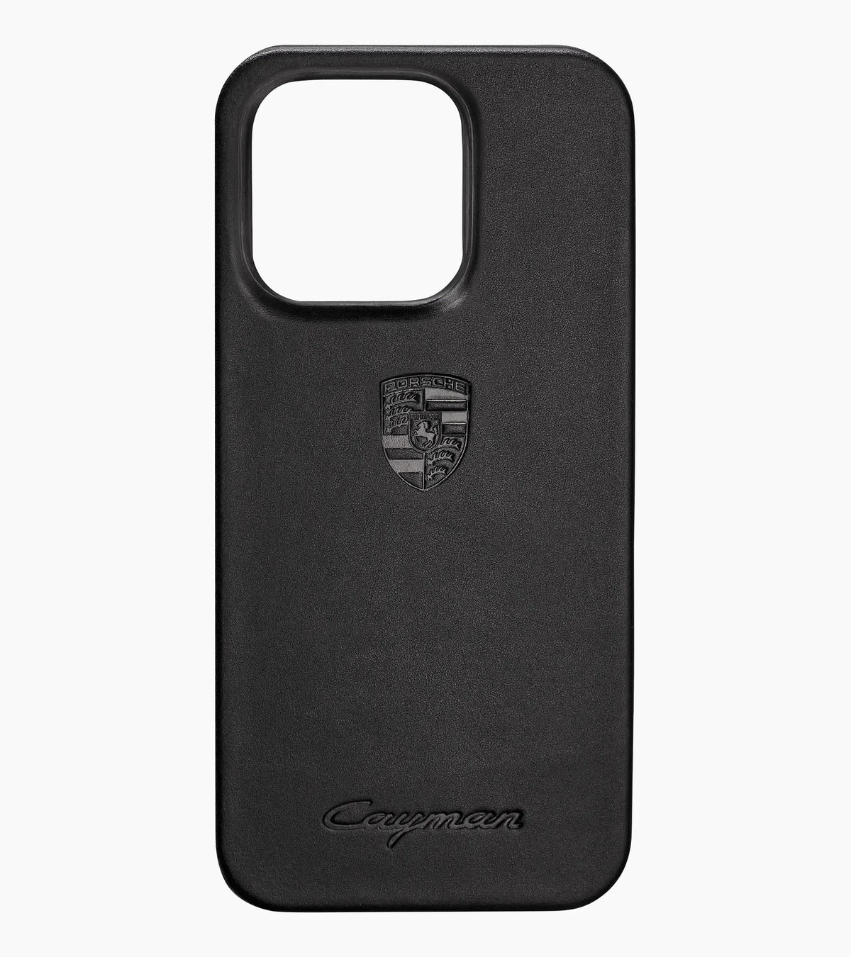 Porsche Design Top Pick | Cayman leather iPhone 14 Pro snap-on case – Essential