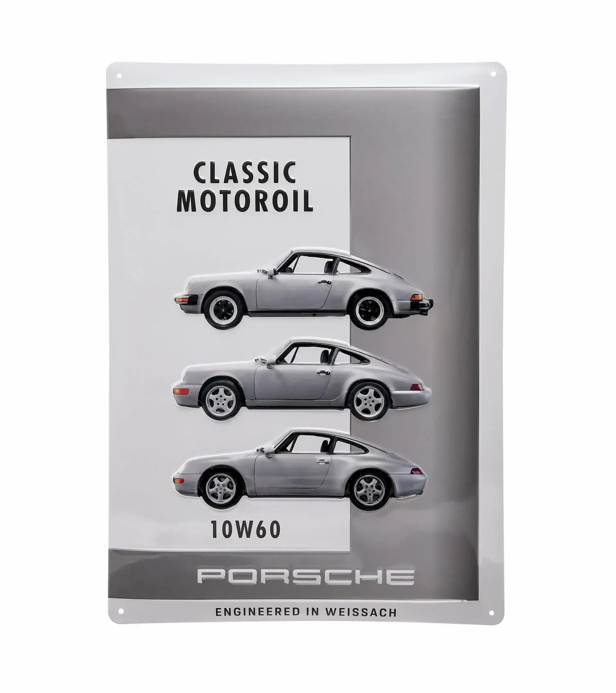 Porsche Design Smart Buy | Metal plate – Motoroil 10W60
