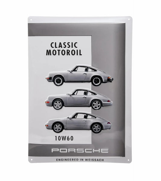 Porsche Design Smart Buy | Metal plate – Motoroil 10W60