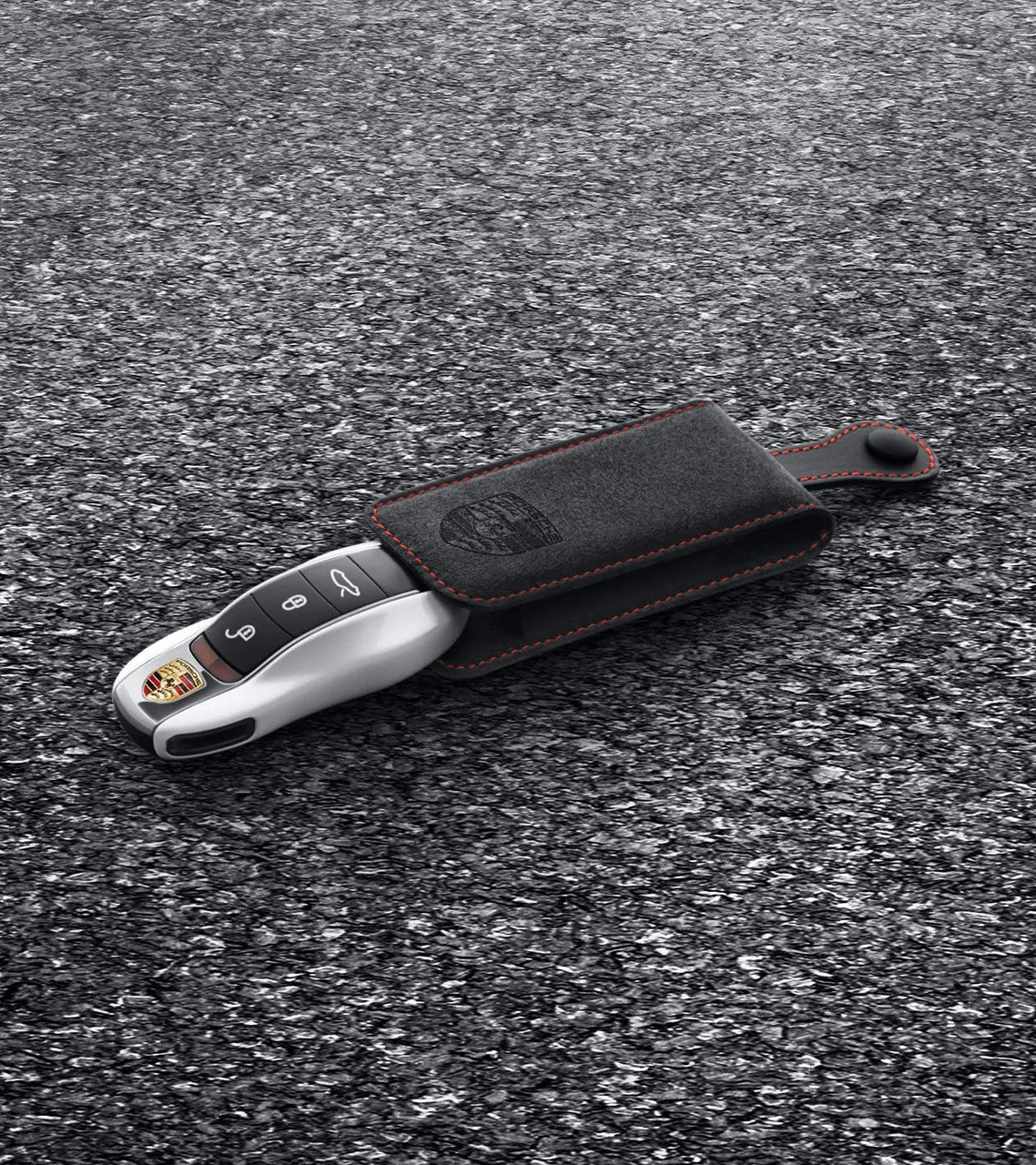 Porsche Design Great Value | Porsche Key Pouch in Alcantara® for 718/911/Panamera/Macan/Cayenne