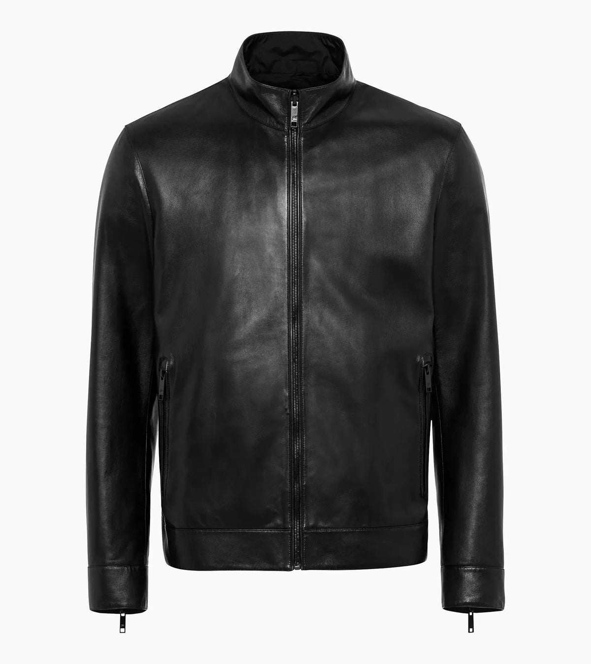 Porsche Design Quality | Athleisure reverse leather jacket