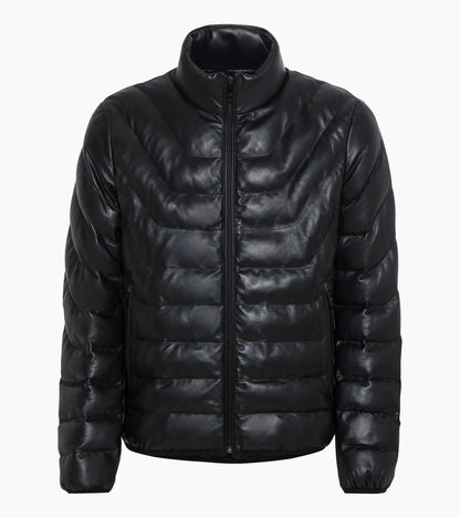 Porsche Design Trusted | Athleisure padded leather jacket