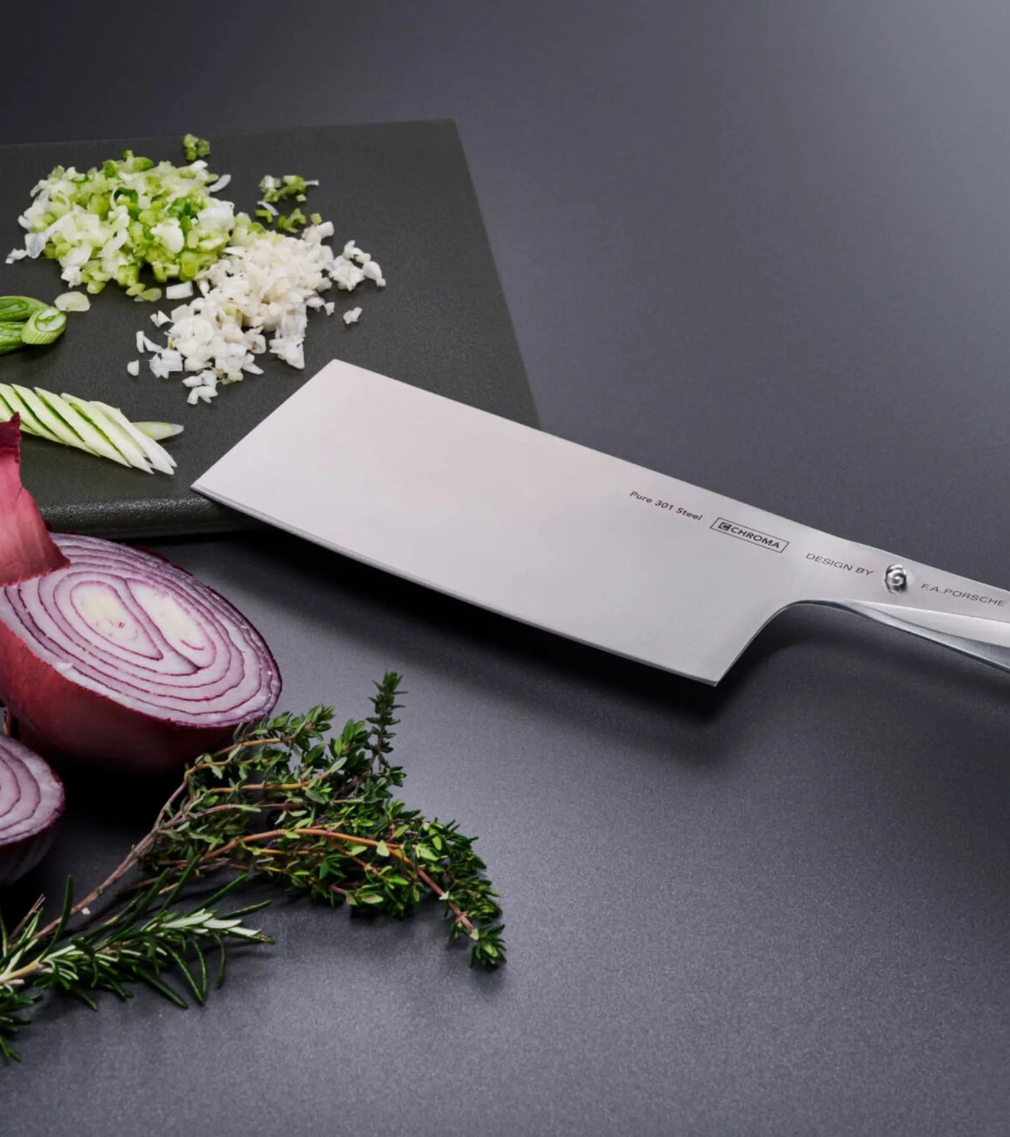Porsche Design Trusted | Chinese chef's knife P22