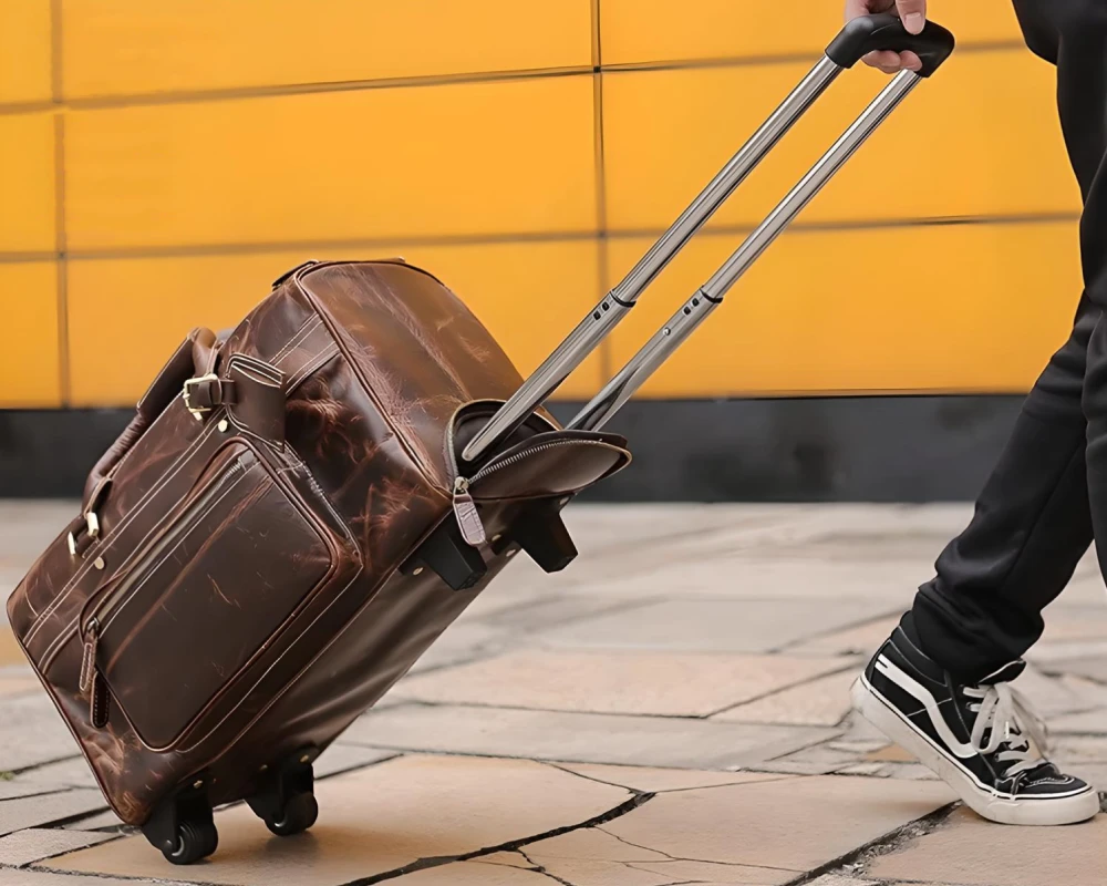 best leather carry on bag
